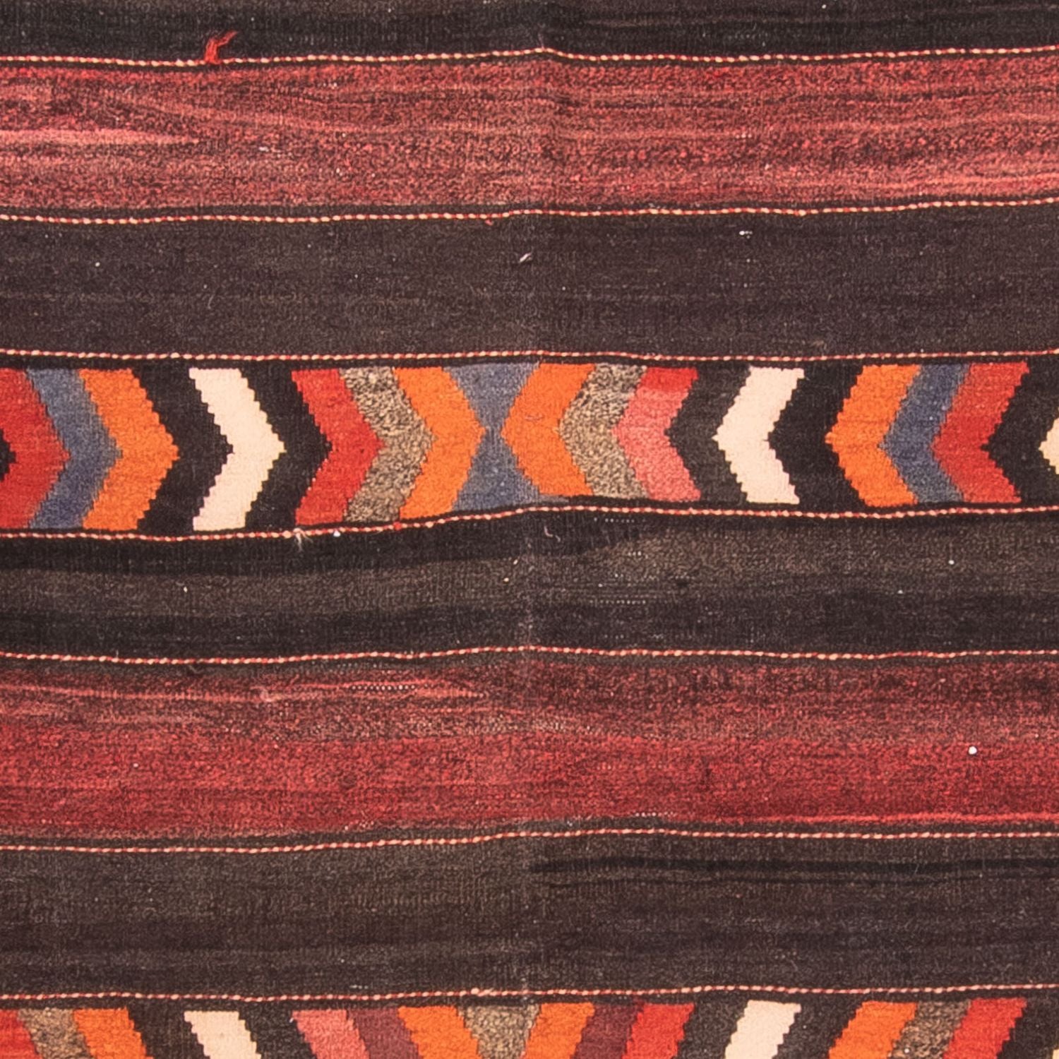 Tapis de couloir Tapis Kelim - Vieux - 433 x 160 cm - multicolore