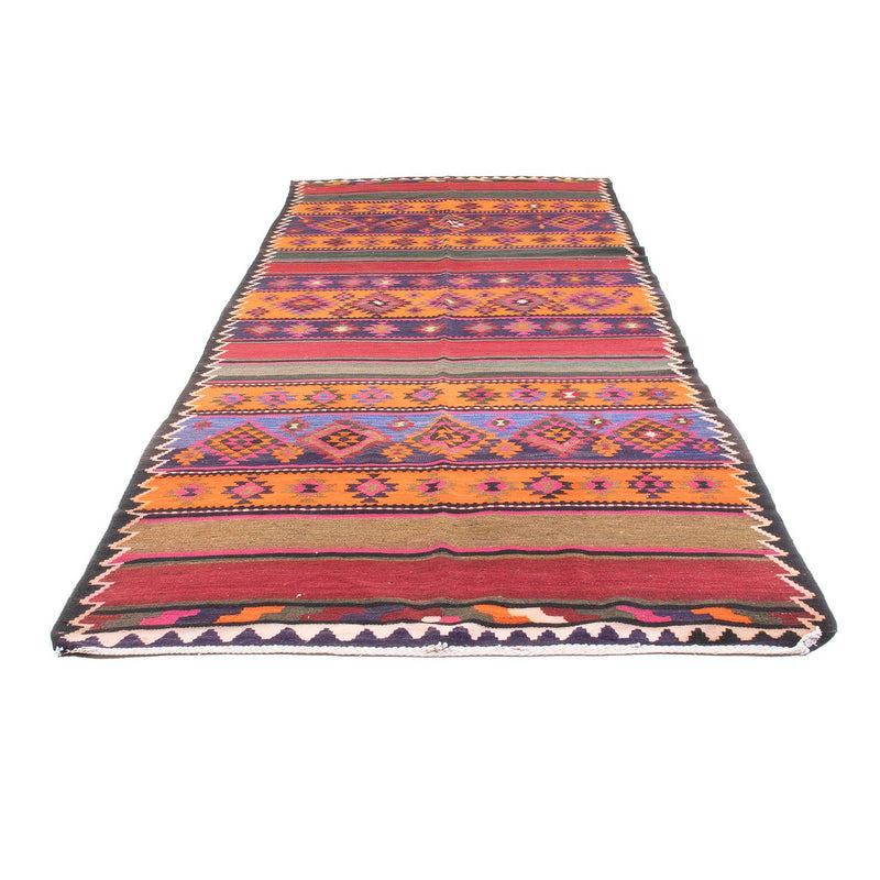Tapis de couloir Tapis Kelim - Vieux - 395 x 160 cm - multicolore