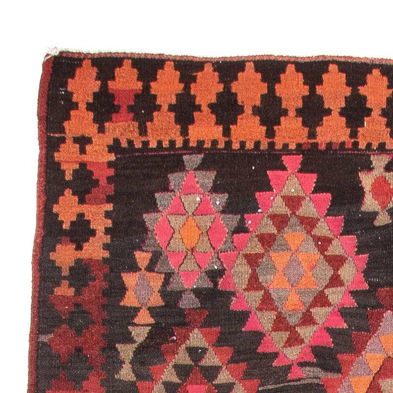 Tapis de couloir Tapis Kelim - Vieux - 460 x 143 cm - multicolore