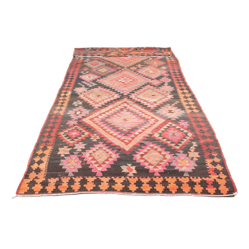 Tapis de couloir Tapis Kelim - Vieux - 460 x 143 cm - multicolore