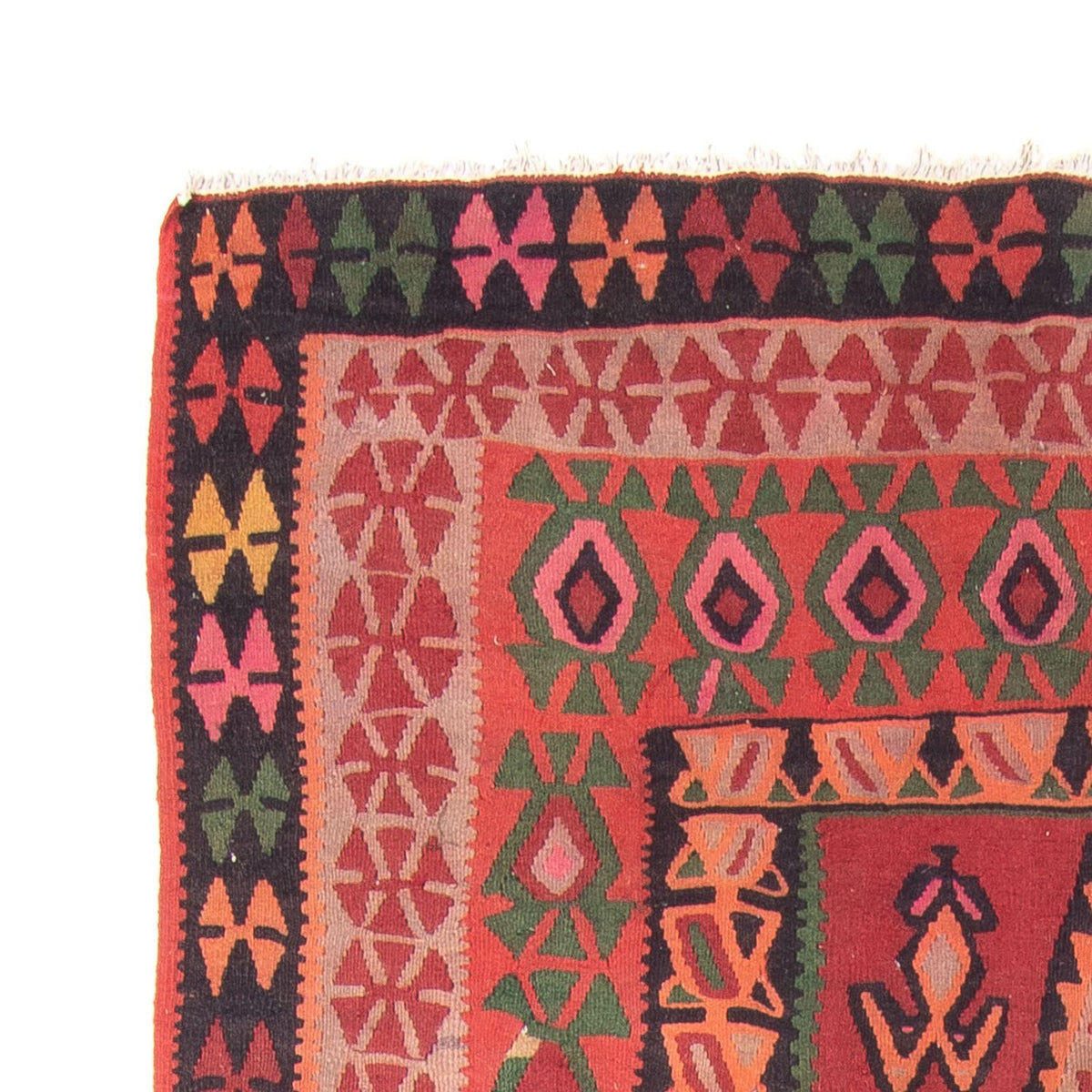 Kilim ancien Tapis 150x355cm