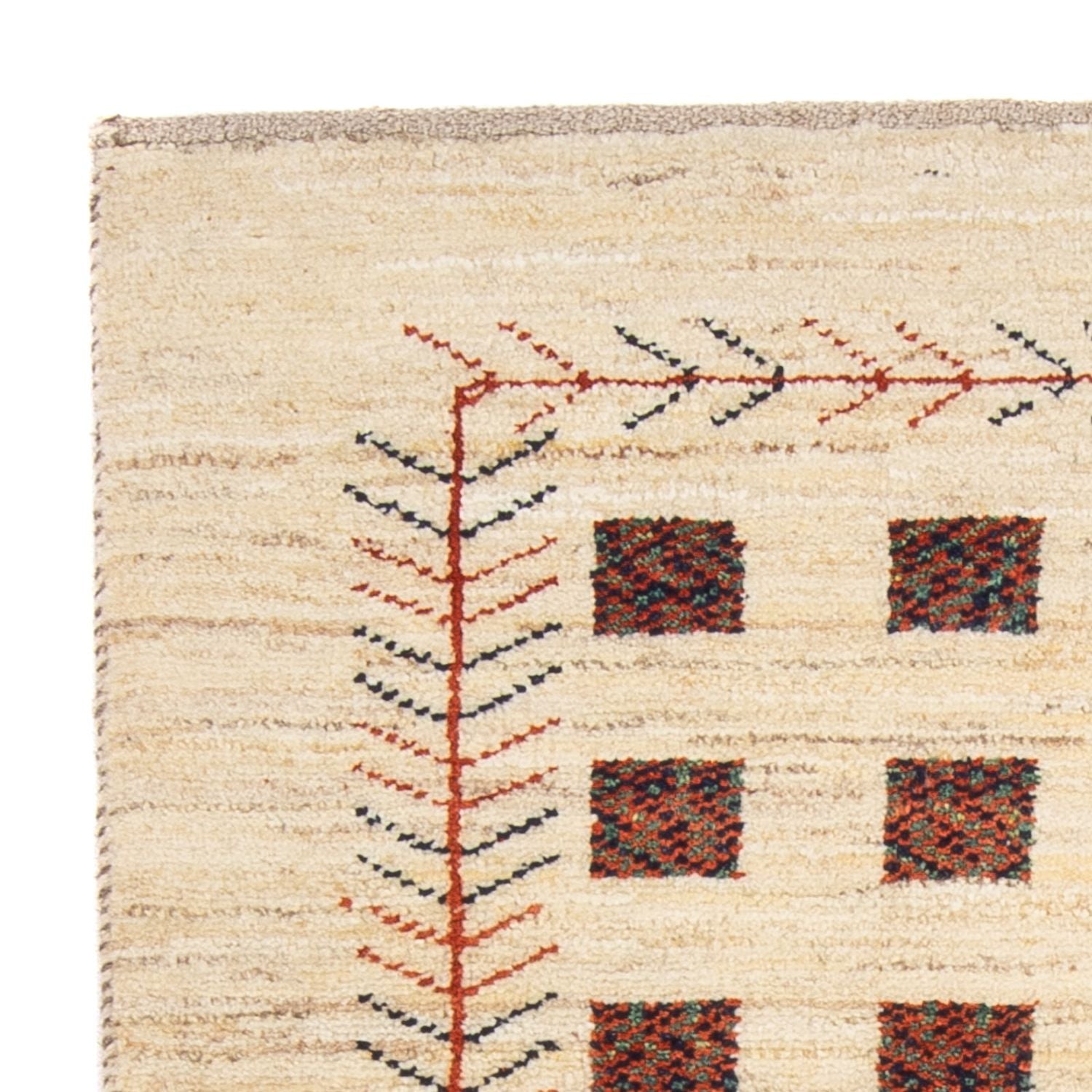 Tapis Gabbeh - Persan - 135 x 84 cm - beige