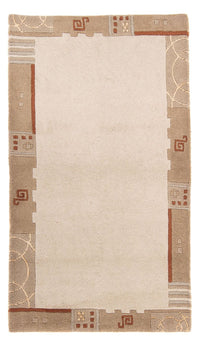 Tapis Népalais - 150 x 80 cm - beige