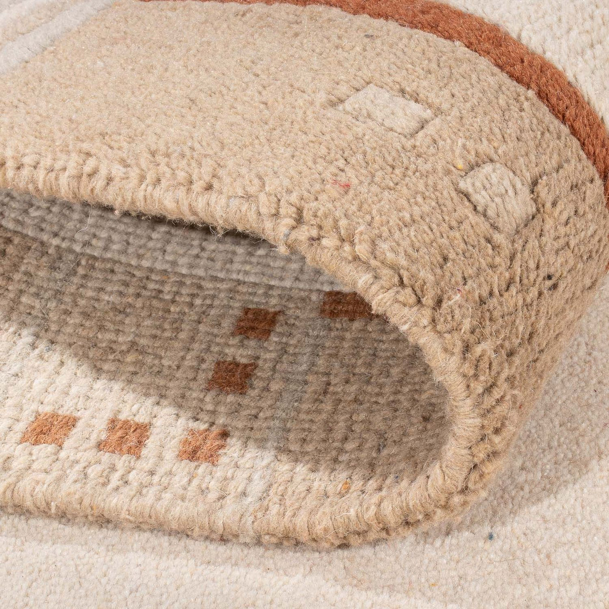 Tapis Népalais - 150 x 80 cm - beige