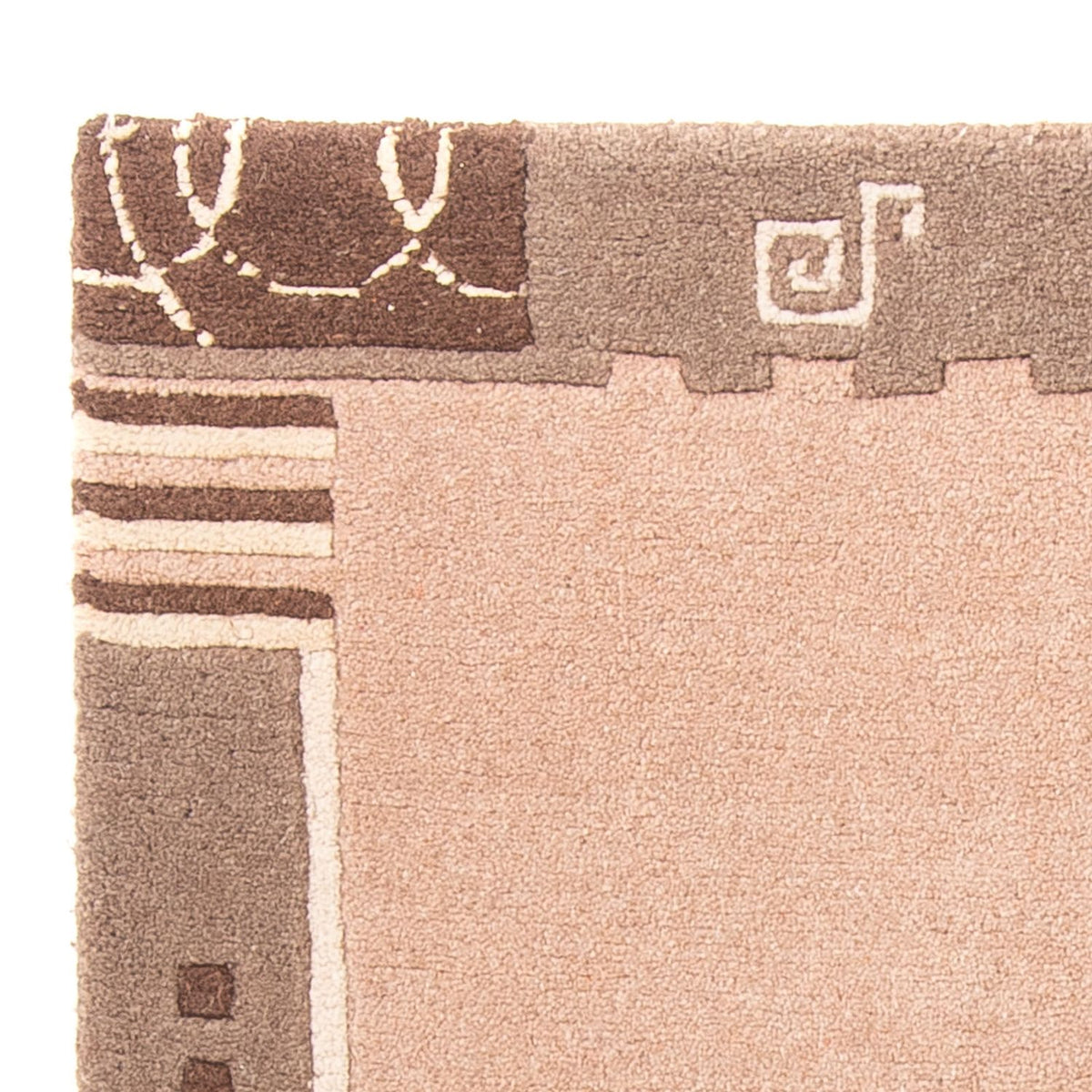 Tapis Népalais - 148 x 83 cm - marron clair