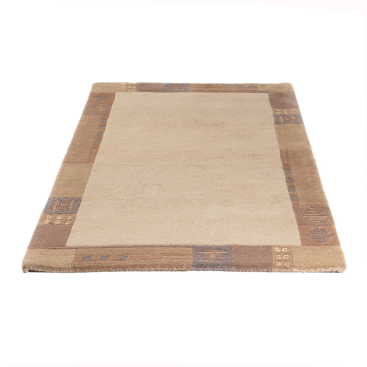 Tapis Népalais - 160 x 90 cm - beige