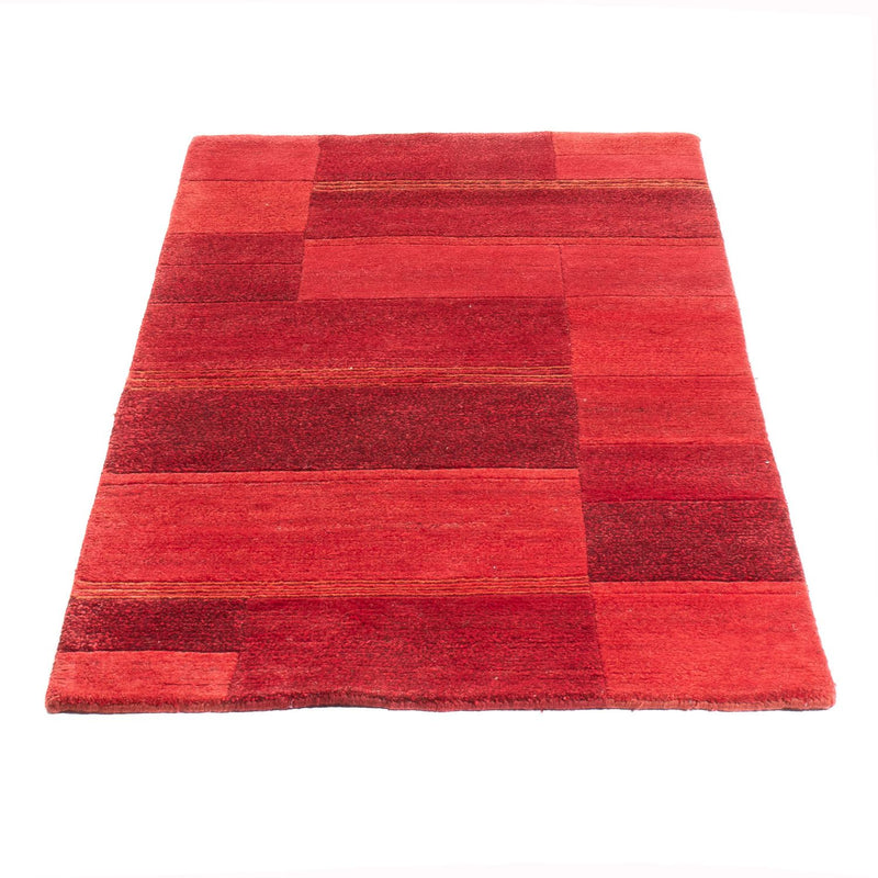 Tapis Népalais - 140 x 73 cm - rouge