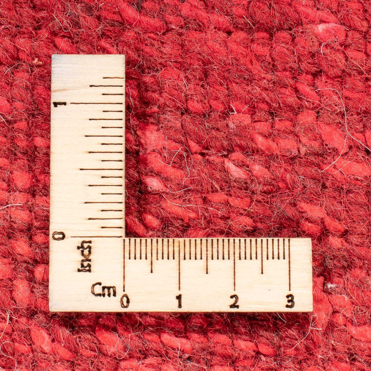 Tapis Népalais - 140 x 73 cm - rouge
