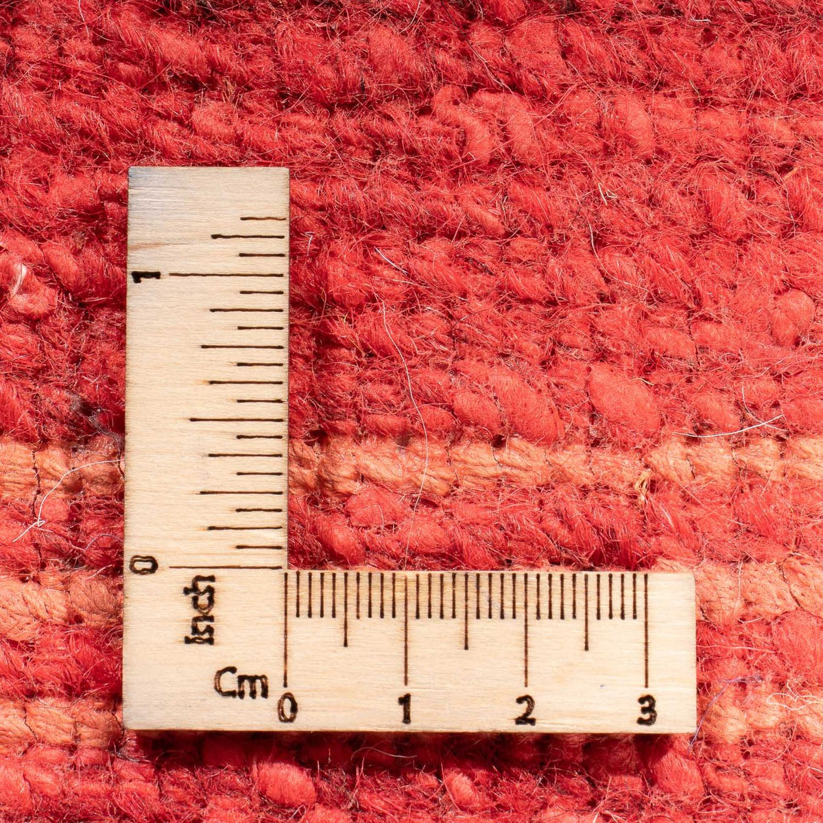 Tapis Népalais - 140 x 72 cm - rouge