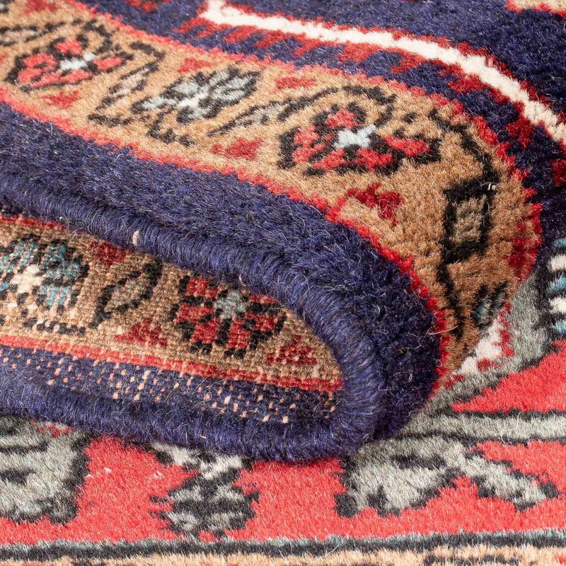 Tapis persan - Nomadic - 150 x 107 cm - rouge