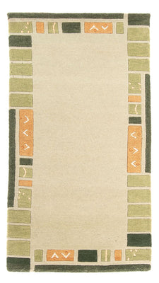 Tapis Népalais - 140 x 70 cm - vert olive