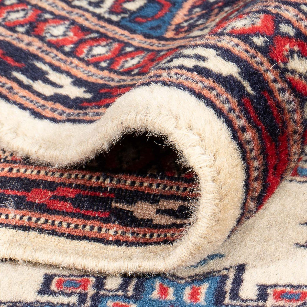 Tapis Turkaman - 155 x 90 cm - beige