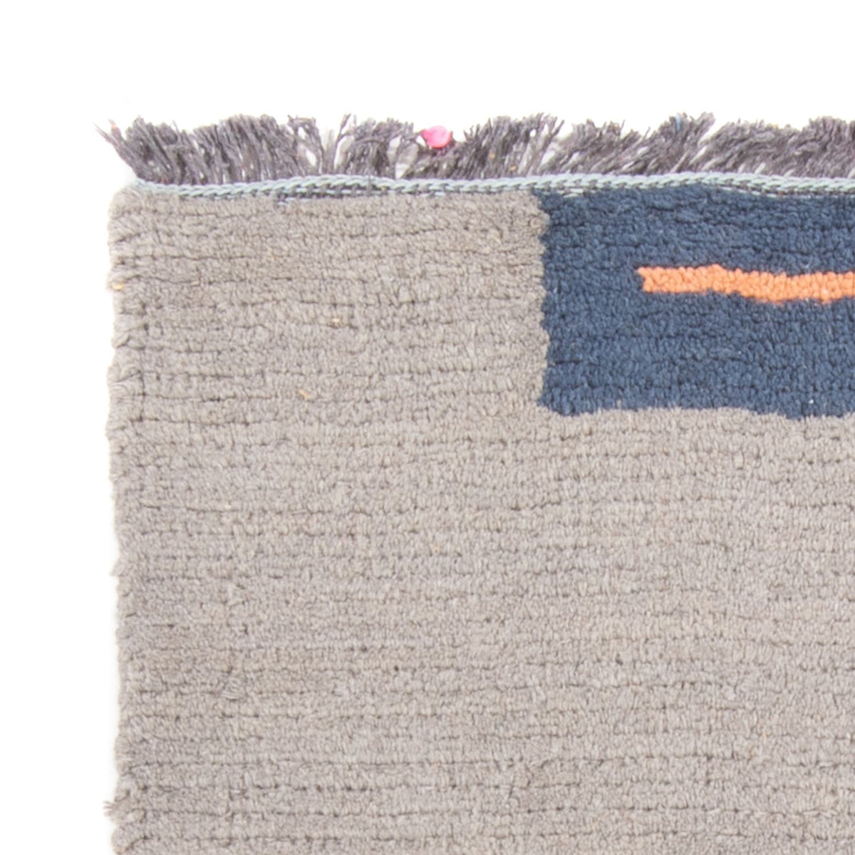 Tapis Népalais - 140 x 70 cm - gris