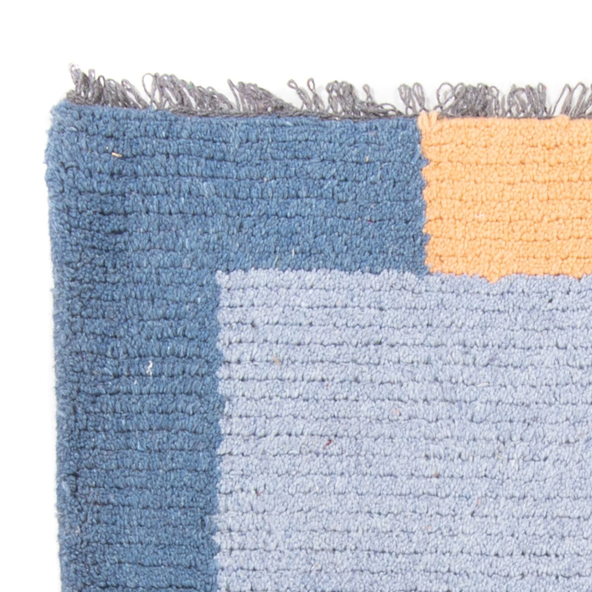 Tapis Népalais - 140 x 70 cm - bleu