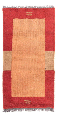 Tapis Népalais - 140 x 70 cm - orange