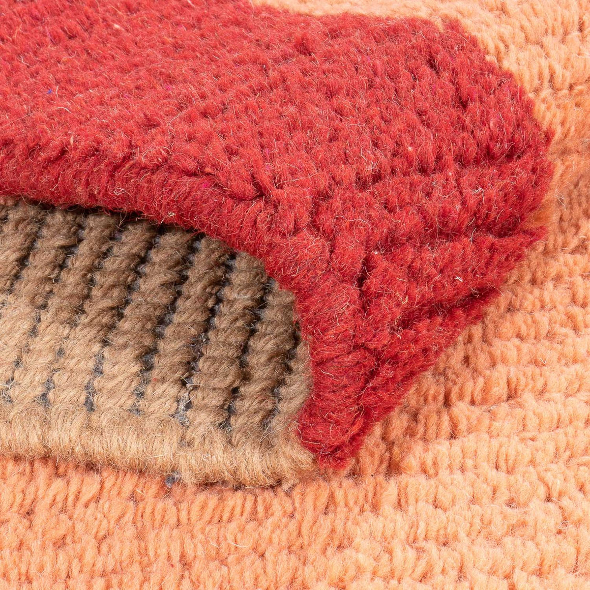 Tapis Népalais - 140 x 70 cm - orange