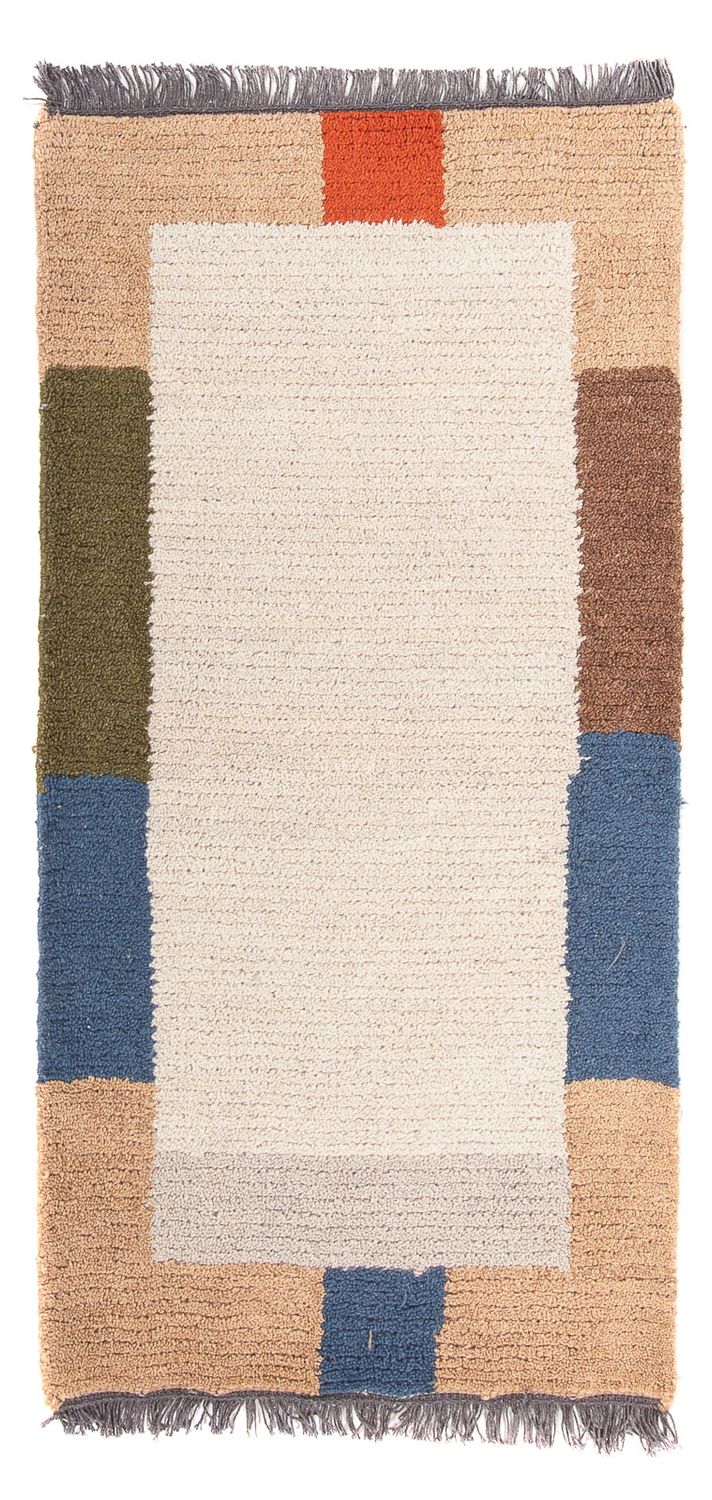 Tapis Népalais - 140 x 70 cm - beige