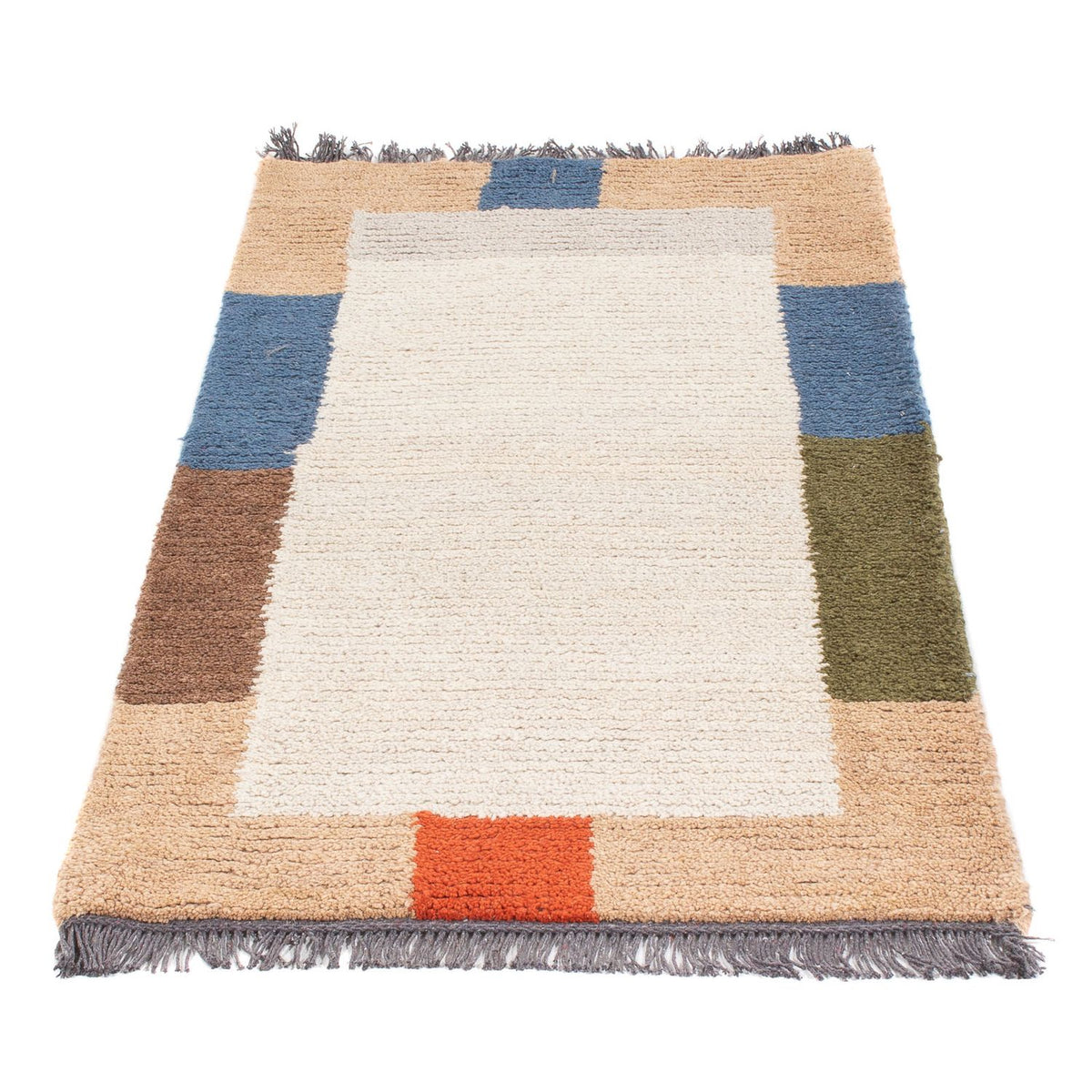 Tapis Népalais - 140 x 70 cm - beige