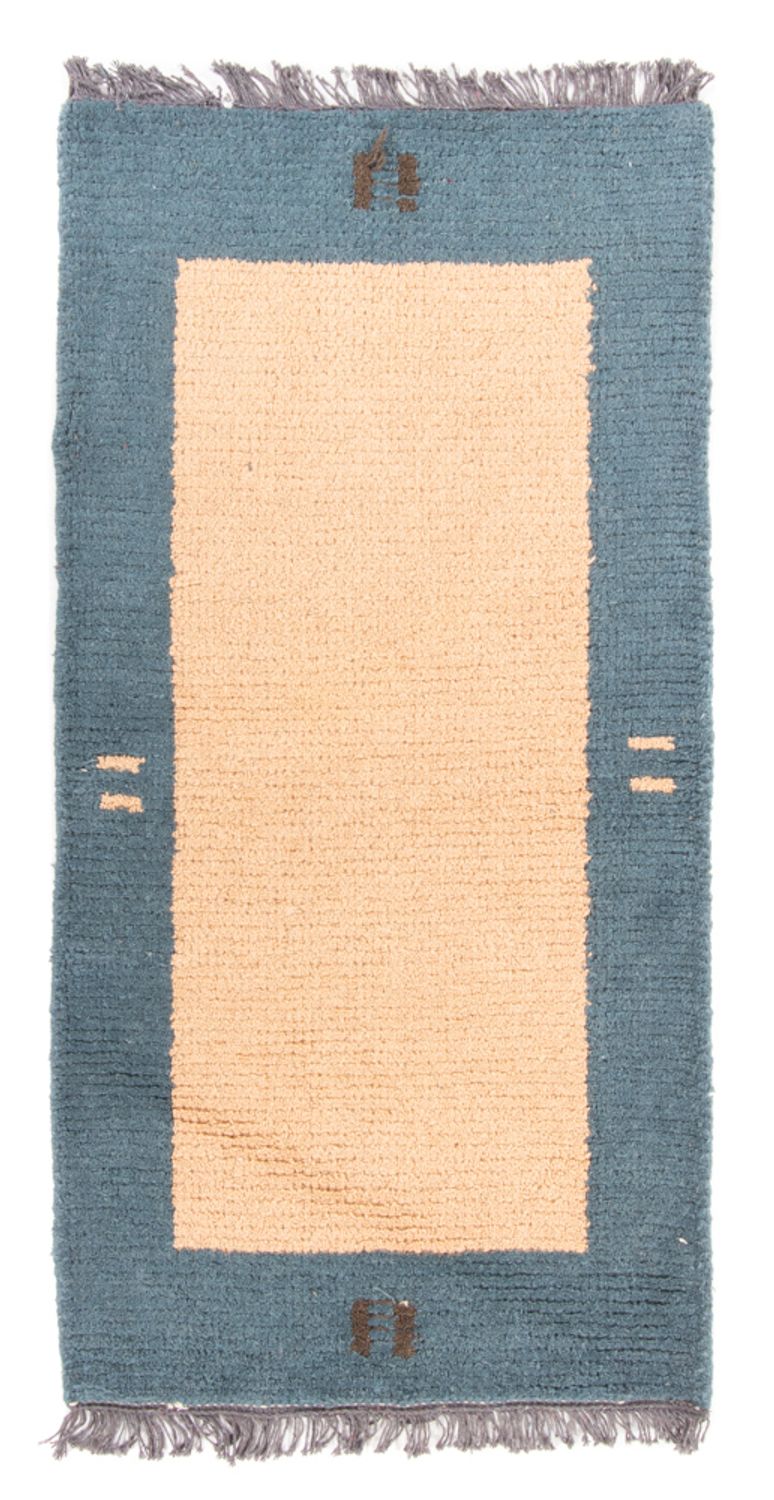 Tapis Népalais - 140 x 70 cm - beige