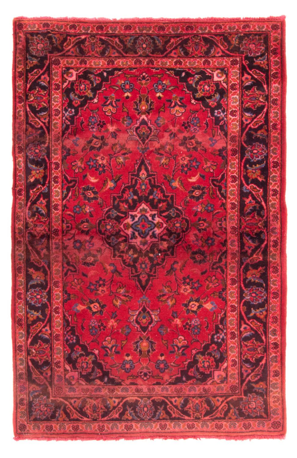 Tapis persan - Keshan - 155 x 100 cm - rouge