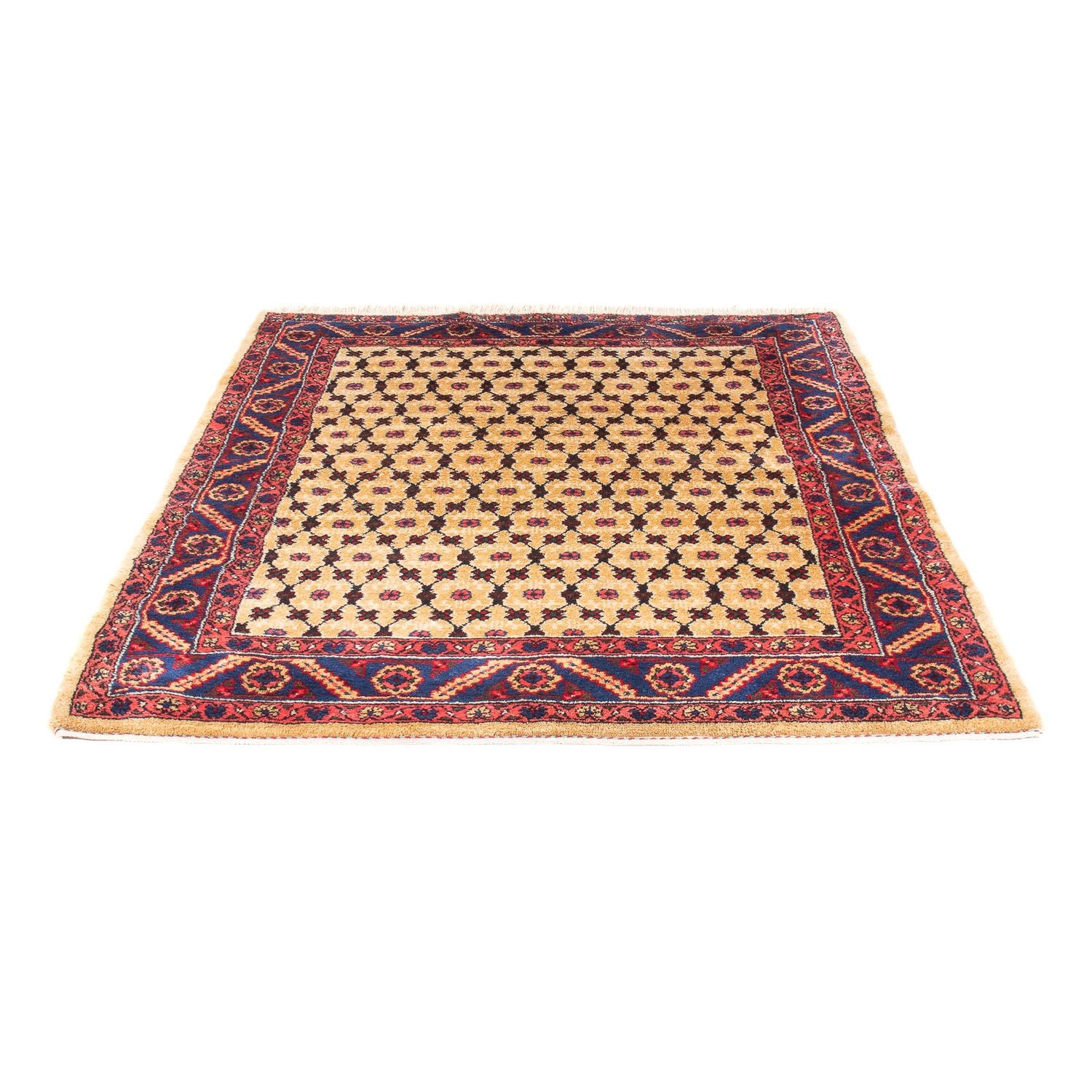 Tapis persan - Nomadic carré  - 147 x 131 cm - beige
