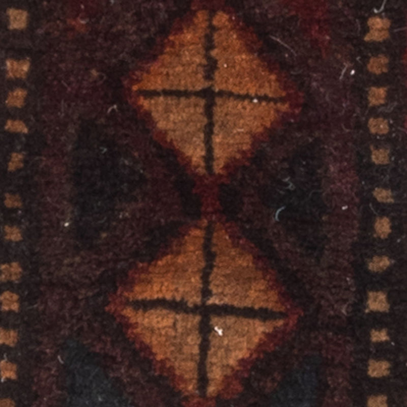 Tapis Belutsch - 68 x 24 cm - marron