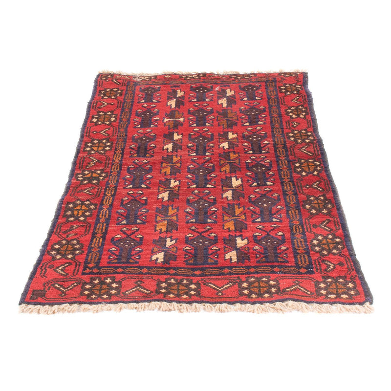 Tapis Belutsch - 130 x 74 cm - rouge