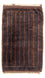 Tapis afghan - 100 x 61 cm - marron