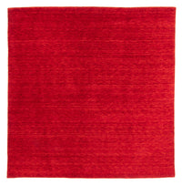 Tapis Gabbeh - Softy carré  - 200 x 200 cm - rouge