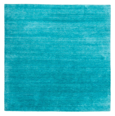 Tapis Gabbeh - Softy carré  - 200 x 200 cm - turquoise