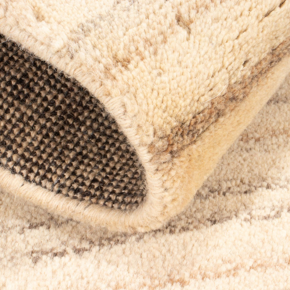 Tapis Gabbeh - Indus - 110 x 60 cm - naturel