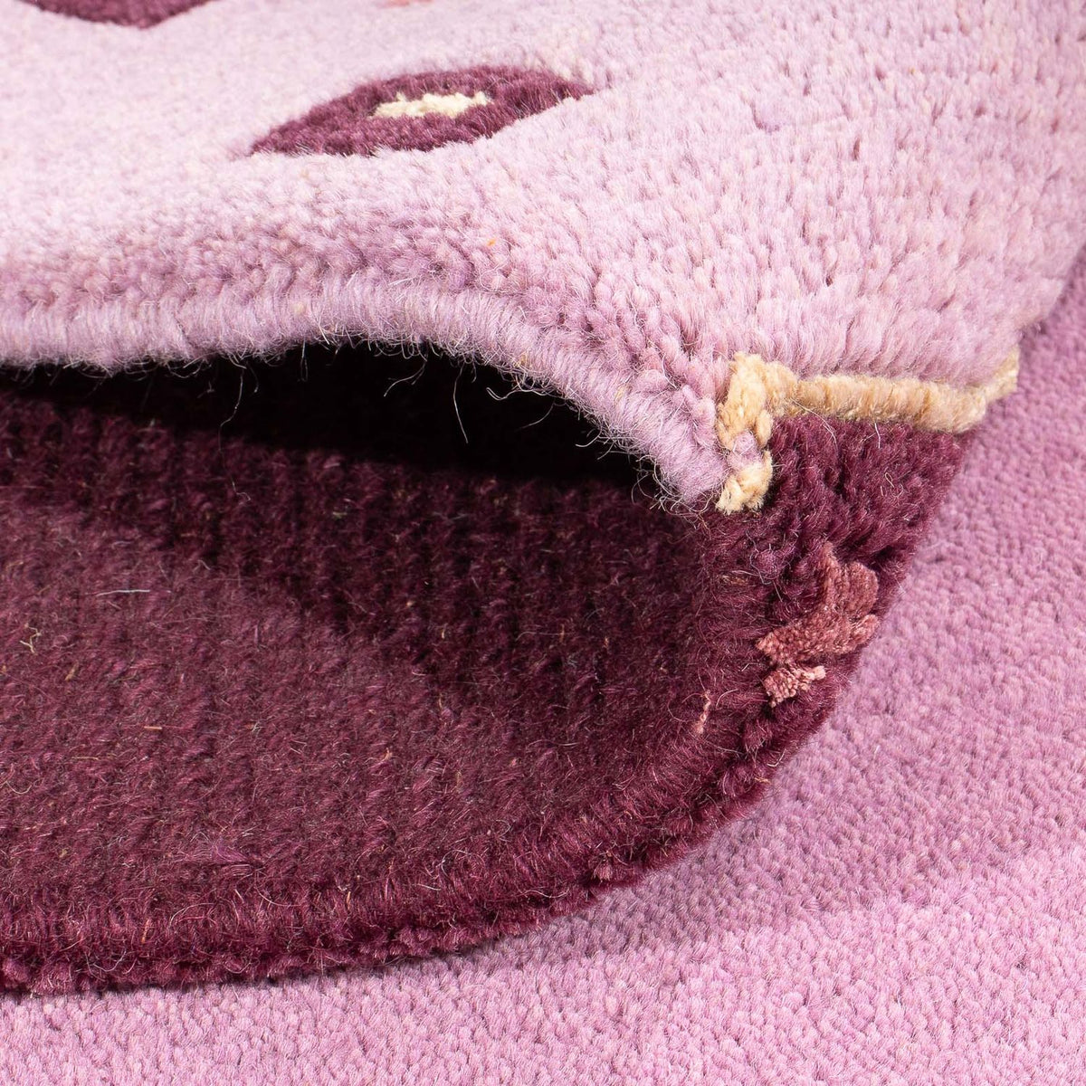 Tapis Népalais - 180 x 123 cm - violet