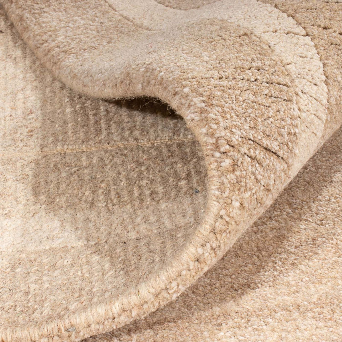 Tapis Népalais - 200 x 143 cm - beige