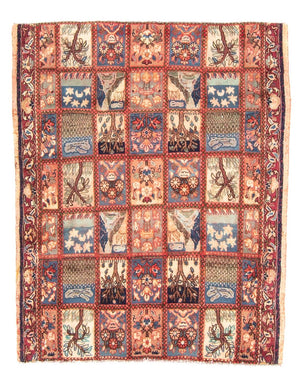 Tapis persan - Ghom - 128 x 105 cm - multicolore