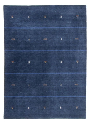 Tapis Gabbeh - Loribaft Softy - 240 x 174 cm - bleu foncé