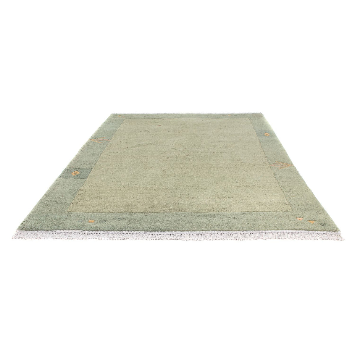 Tapis Népalais - 240 x 170 cm - vert olive