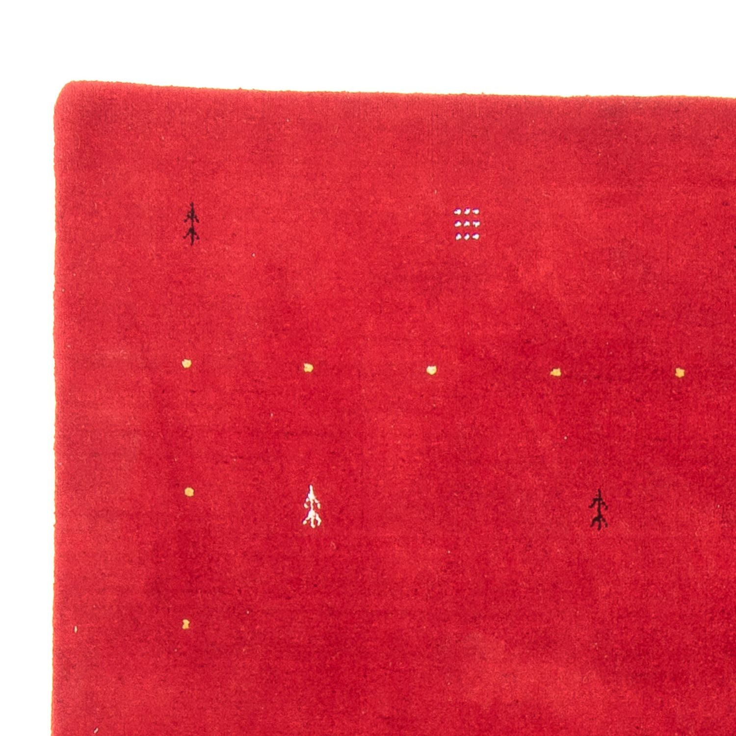 Tapis Gabbeh - Loribaft Softy - 241 x 176 cm - rouge