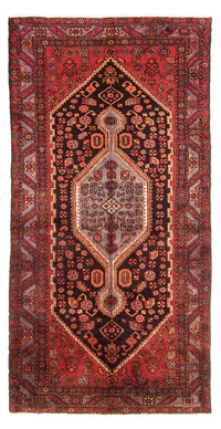 Tapis de couloir Tapis persan - Nomadic - 287 x 150 cm - bleu foncé