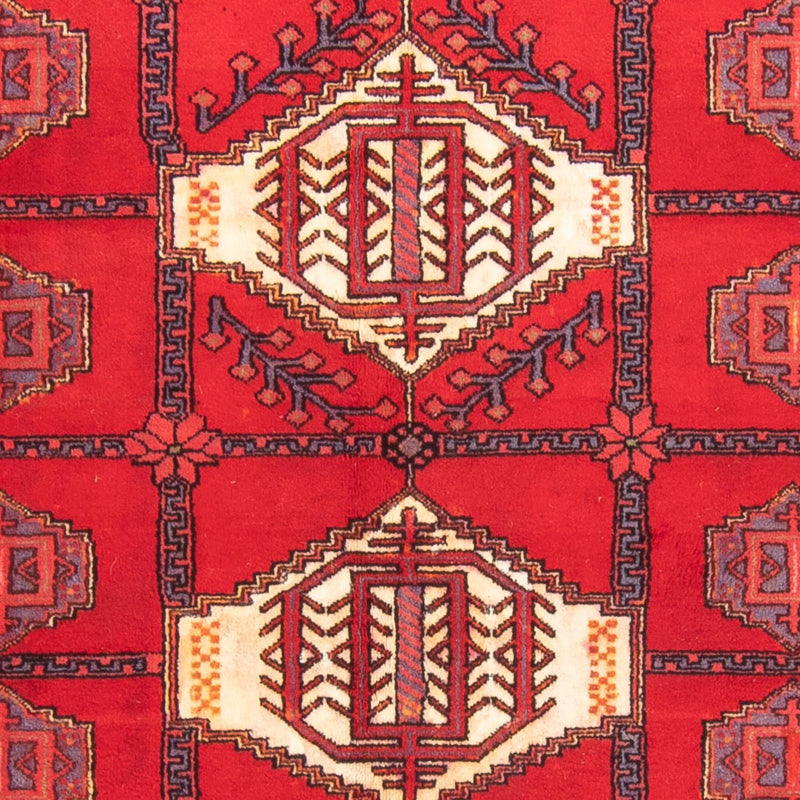 Tapis de couloir Tapis persan - Nomadic - 317 x 156 cm - rouge