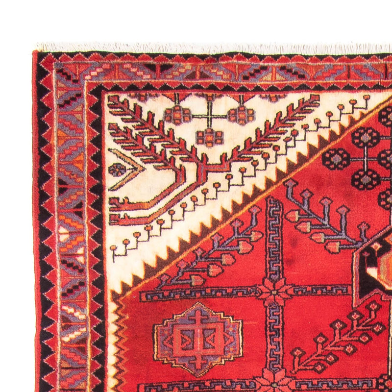 Tapis de couloir Tapis persan - Nomadic - 317 x 156 cm - rouge