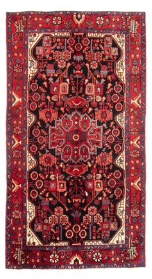 Tapis de couloir Tapis persan - Nomadic - 287 x 154 cm - bleu foncé
