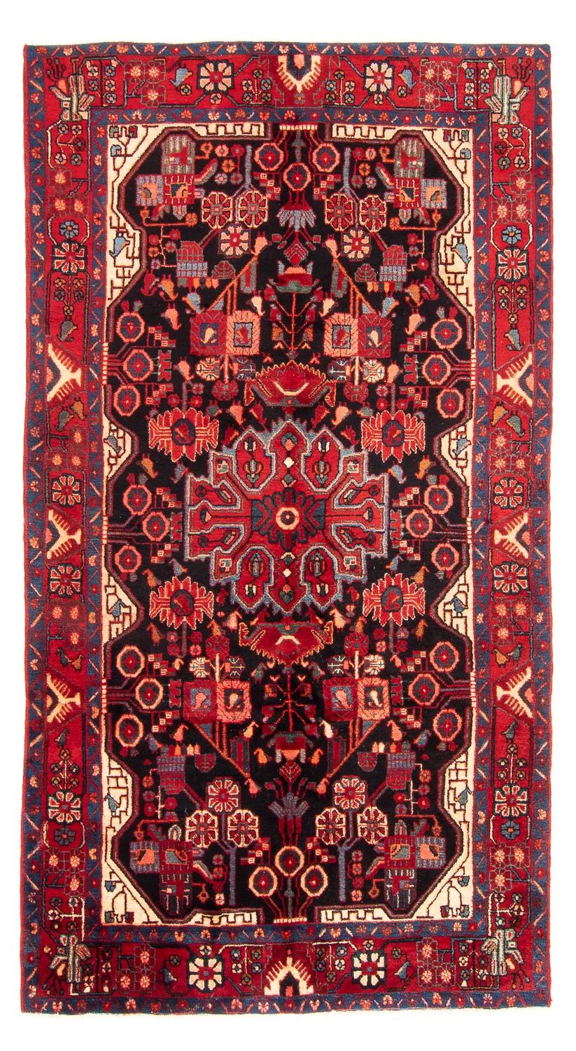 Tapis de couloir Tapis persan - Nomadic - 287 x 154 cm - bleu foncé