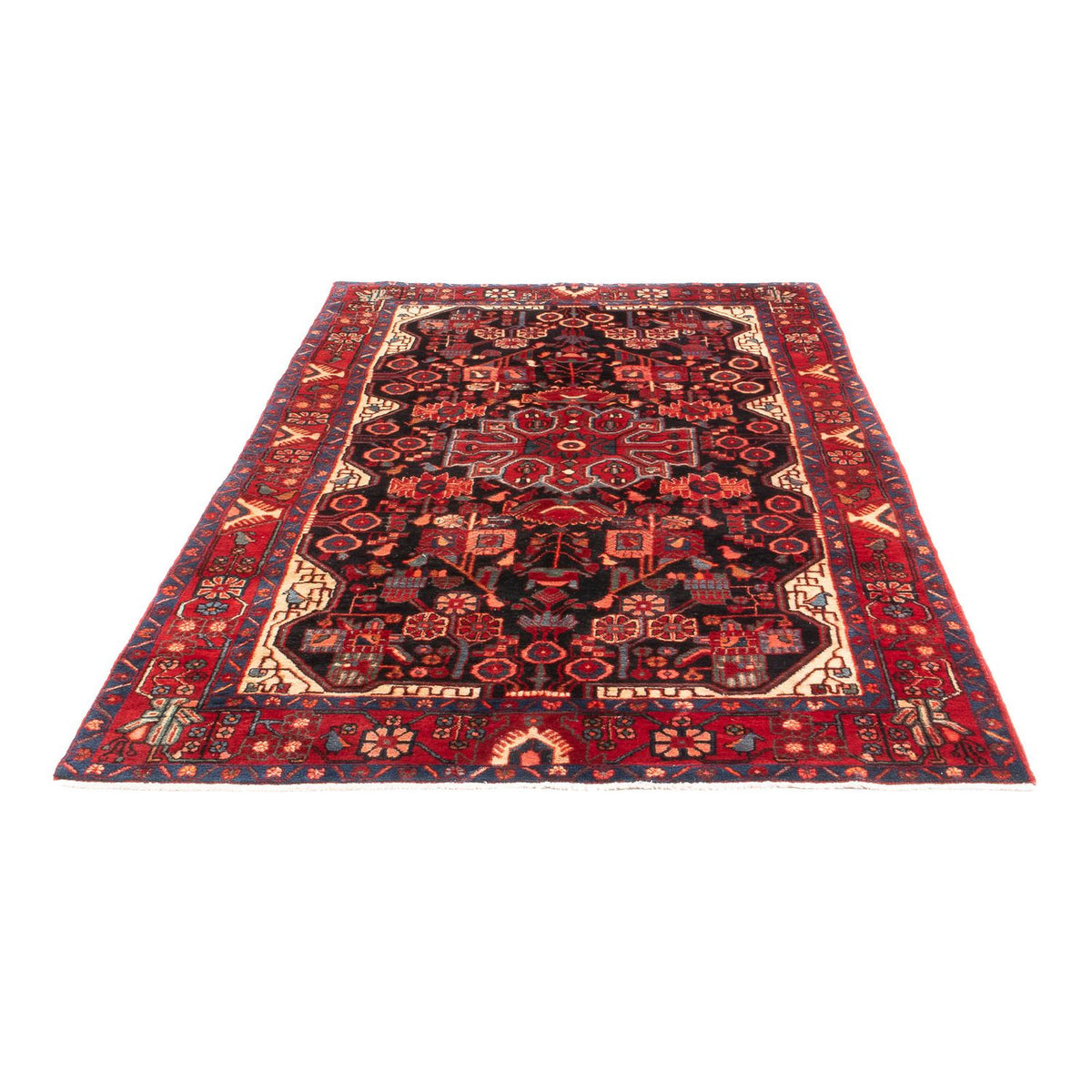 Tapis de couloir Tapis persan - Nomadic - 287 x 154 cm - bleu foncé