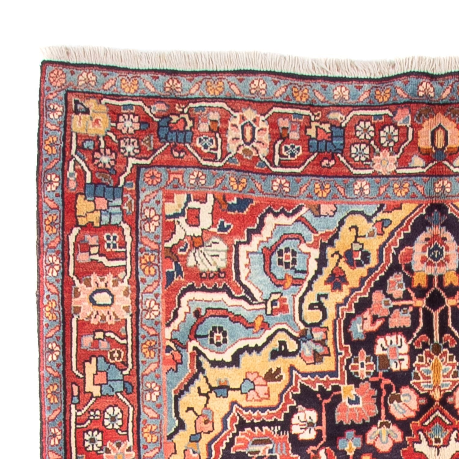 Tapis de couloir Tapis persan - Nomadic - 278 x 143 cm - bleu foncé