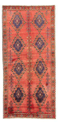 Tapis de couloir Tapis persan - Nomadic - 258 x 125 cm - orange