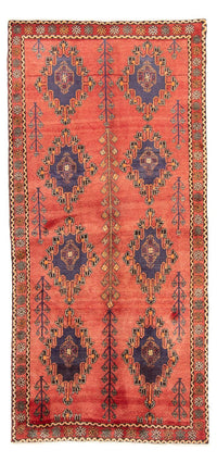 Tapis de couloir Tapis persan - Nomadic - 258 x 125 cm - orange