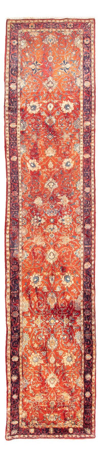 Tapis de couloir Tapis persan - Classique - 433 x 82 cm - rouge