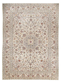 Tapis persan - Keshan - 398 x 295 cm - beige