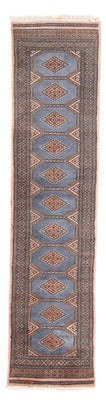 Tapis de couloir Tapis Pakistani - 325 x 80 cm - bleu clair