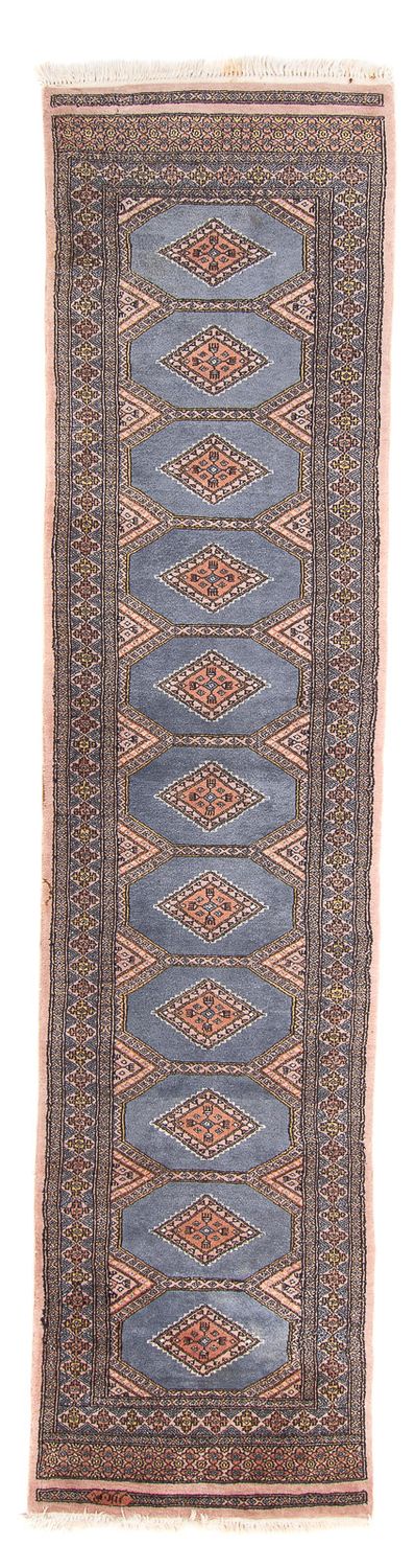 Tapis de couloir Tapis Pakistani - 325 x 80 cm - bleu clair